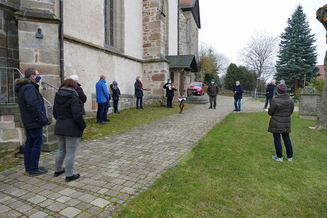 Eröffnung der Adventszeit vor der Stadtpfarrkirche